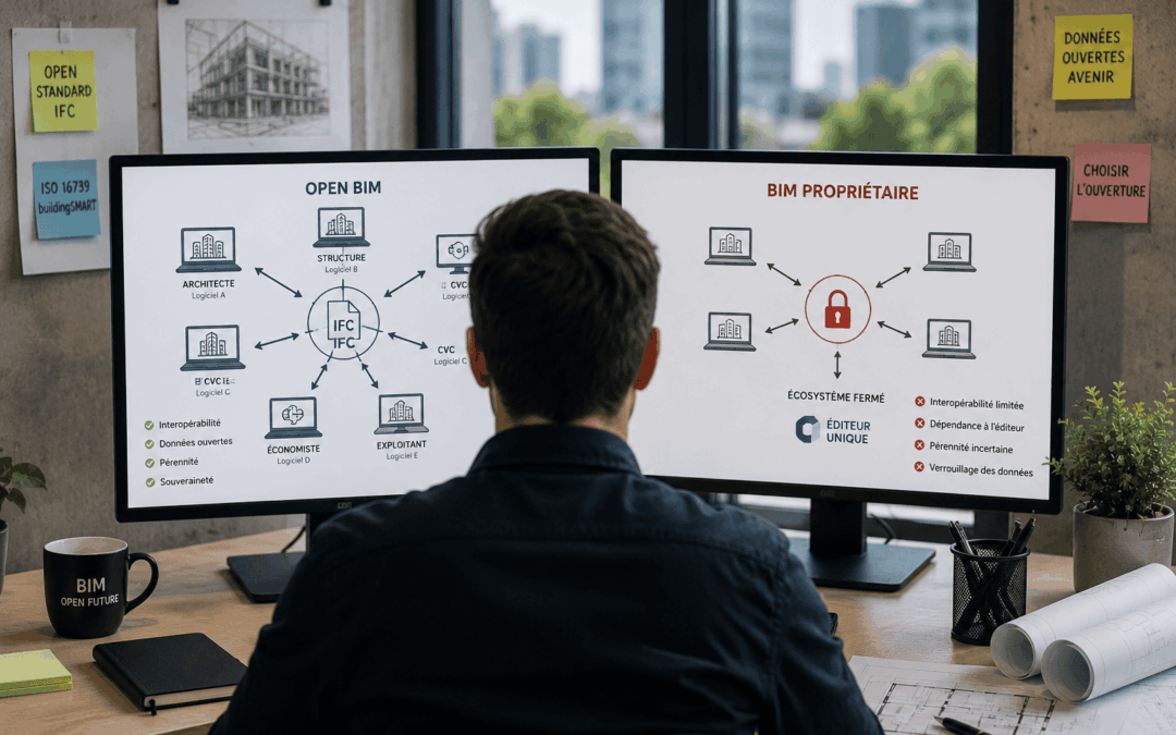 Open BIM vs BIM propriétaire : quelle stratégie pour votre projet et le format IFC