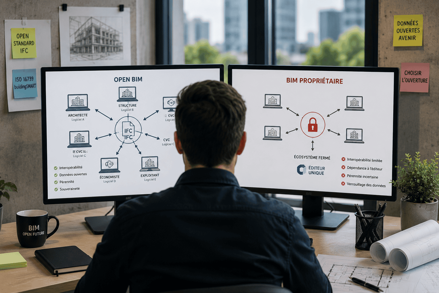 Open BIM vs BIM propriétaire Open BIM vs BIM propriétaire